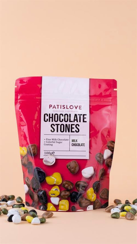 Patislove Renkli Çakıl Taşı Draje, 100G