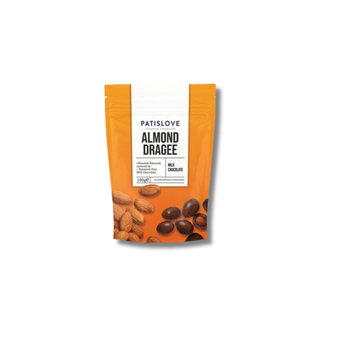 Patislove Sütlü Çikolatalı Badem Draje, 100G