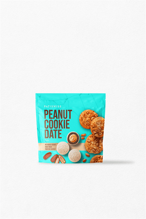 Peanut Cookie Date Yer Fıstığı Hurma Topu, 90G