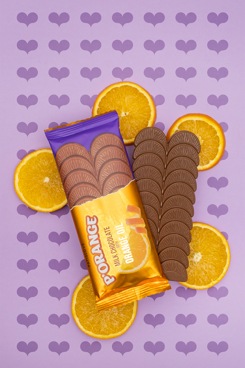 P'orange Portakal Yağlı Sütlü Çikolata, 85G