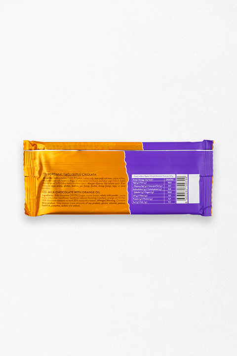 P'orange Portakal Yağlı Sütlü Çikolata, 85G