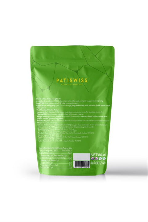 Rocher Bitter Çikolatalı Antep Fıstıklı, 80G