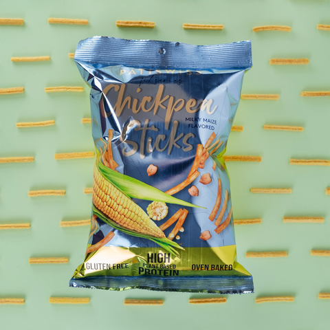 Süt Mısır Aromalı Çubuk Nohut Cips, 50G