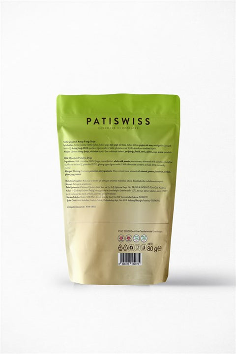 Sütlü Çikolatalı Antep Fıstığı Draje, 80G