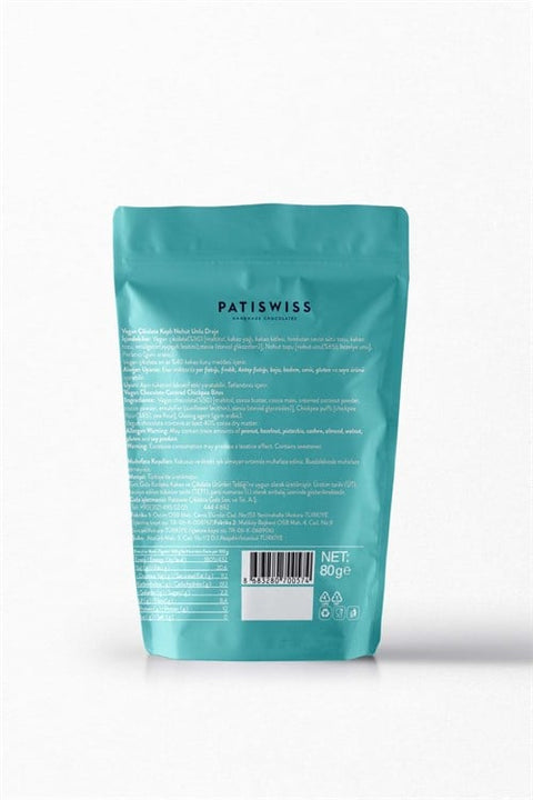 Vegan Çikolata Kaplı Nohut Unlu Draje, 80G