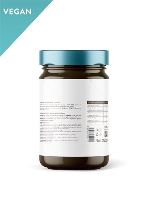Vegan Kakaolu Fındık Kreması, 330G