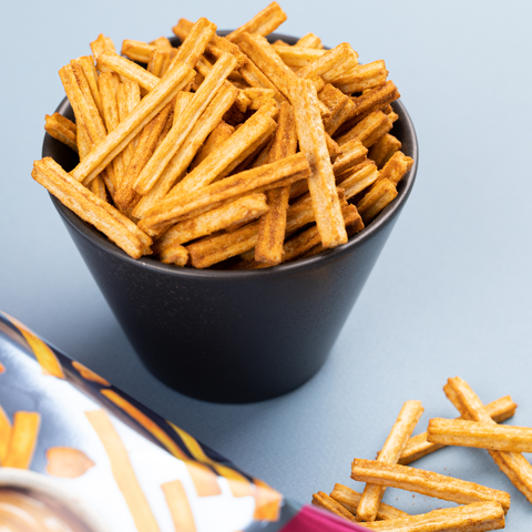 Yer Fıstığı Aromalı Çubuk Nohut Cips, 50G x 6 Adet