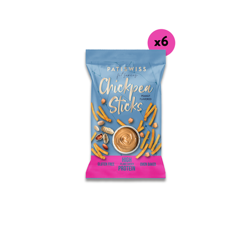 Yer Fıstığı Aromalı Çubuk Nohut Cips, 50G x 6 Adet