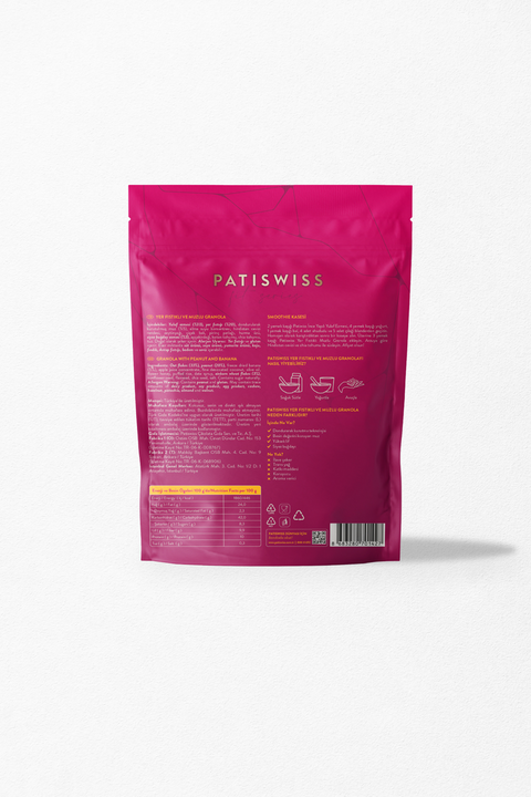 Yer Fıstıklı Muzlu Granola, 300G