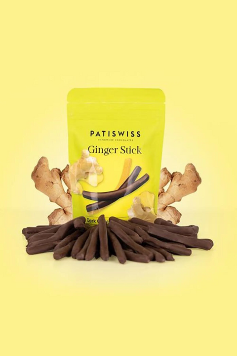 Bitter Çikolatalı Zencefil Çubukları, 80G