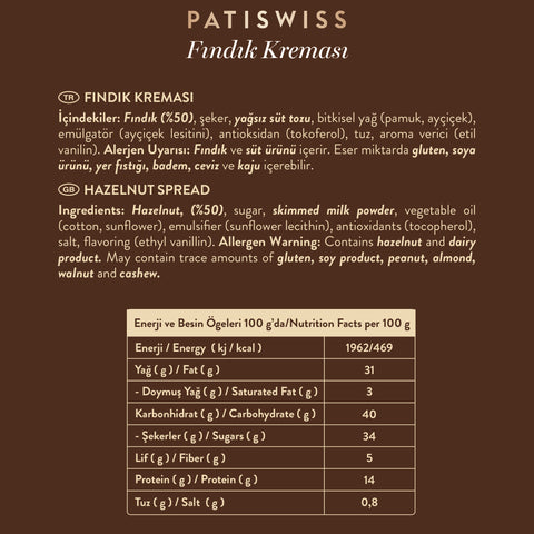 %50 Fındık Kreması, 320G