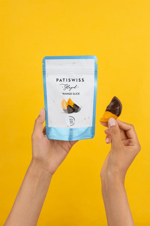 Glazed Şeker İlavesiz Bitter Çikolatalı Portakal Dilimi 80g