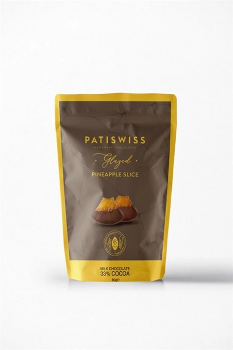 Glazed Serisi Sütlü Çikolatalı Ananas Dilimi, 80G