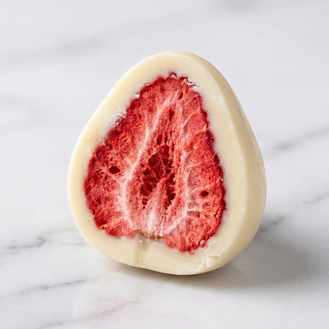 Beyaz Çikolatalı Çilek Draje, 80G