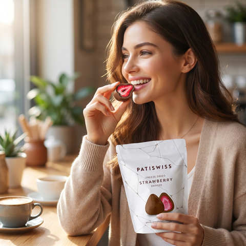 Sütlü Çikolatalı Çilek Draje, 80G