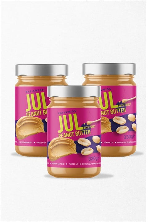 Jul Ballı Yer Fıstığı Ezmesi 330g x 3 Adet
