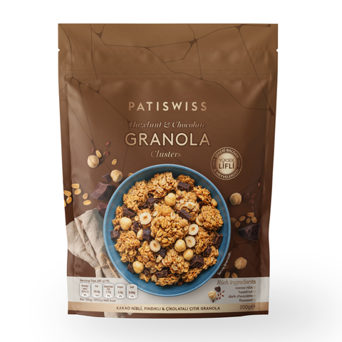 Kakao Nibli, Fındıklı, Çikolatalı Granola, 200G