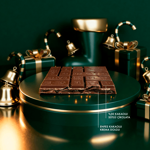 Kakaolu Krema Dolgulu Sütlü Çikolata, 200G