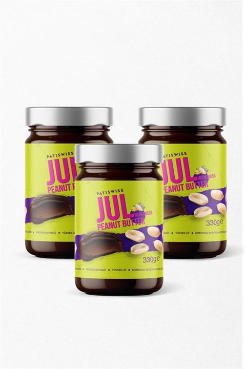 Jul Kakaolu Yer Fıstığı Ezmesi 330g x 3 Adet