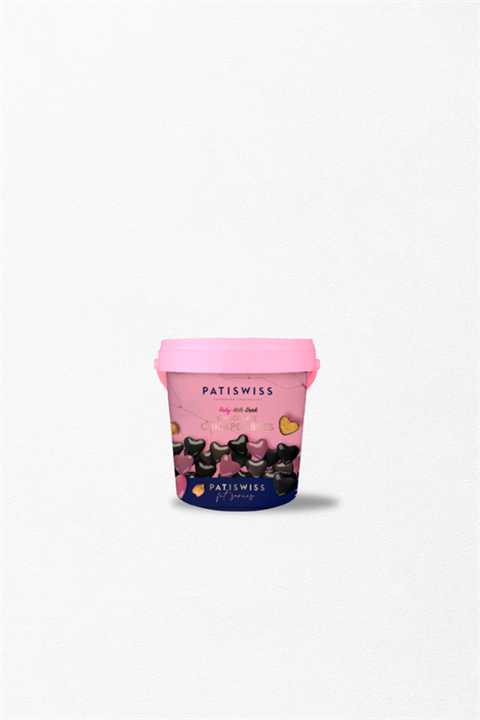 Karışık Çikolata Kaplı Kalpli Nohut Unlu Draje Kova, 125G