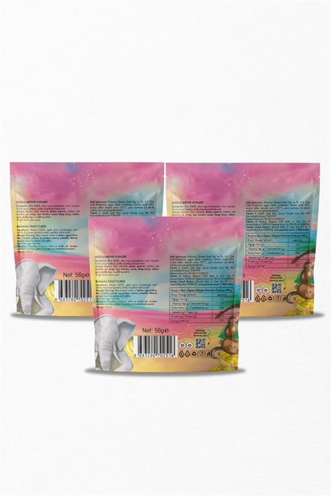 Muzlu Meyve Küpleri 56g x 3 Adet