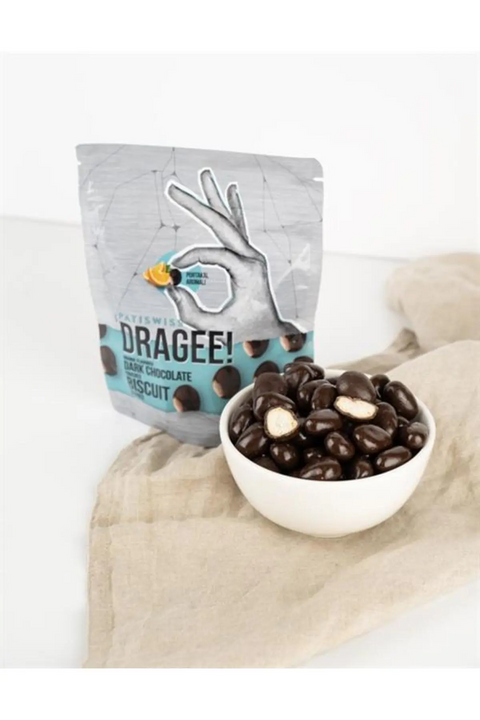 Portakal Aromalı Bitter Çikolatalı Bisküvi Draje, 120G