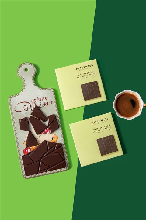 Şeker İlavesiz Bitter Tablet Çikolata 70g