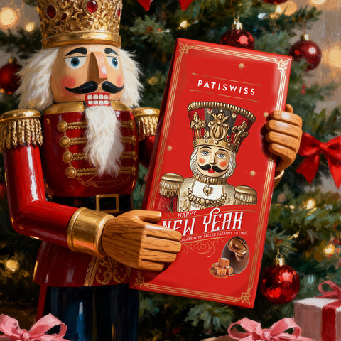 Egg Tuzlu Karamel Dolgulu Yılbaşı Sütlü Çikolata, 200G