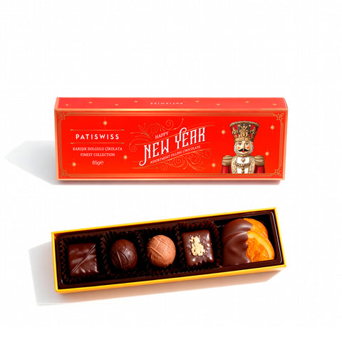 Yılbaşı Özel Karışık Dolgulu Çikolata, 65G