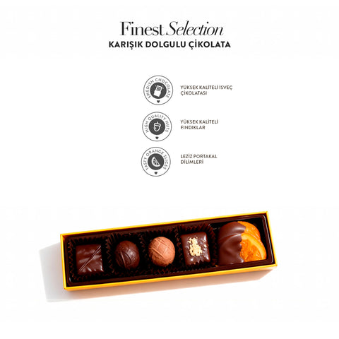 Yılbaşı Özel Karışık Dolgulu Çikolata, 65G